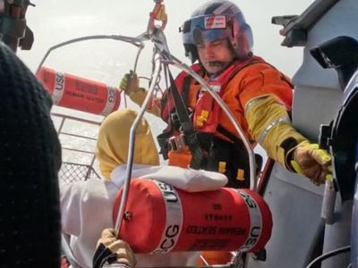 Coast guard airlifts 8-year-old boy from cruise ship after he falls severely ill on board