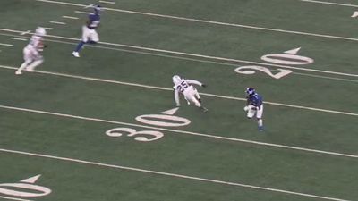 Malik Nabers's Nasty Route Made Defender Fall to the Turf in Giants-Cowboys