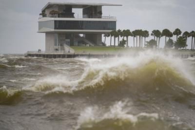 Hurricane Helene Makes Landfall In Florida As Category 4