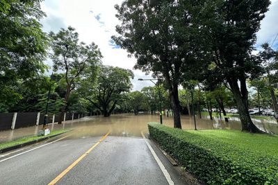 Chiang Mai University flooded