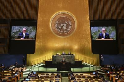 UK's Keir Starmer Pledges Responsible Global Leadership At U.N.