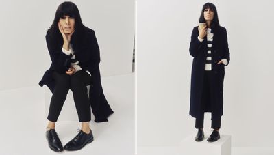 Claudia Winkleman brings her signature eccentric style to the high street - she's the face of the new M&S Jaeger collection and we want to buy it all