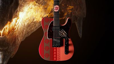 “A one-of-a-kind experience where creativity knows no limits”: Fender partners with video game franchise Monster Hunter for a wild Telecaster that glows red in the dark – and has a literal scratchplate