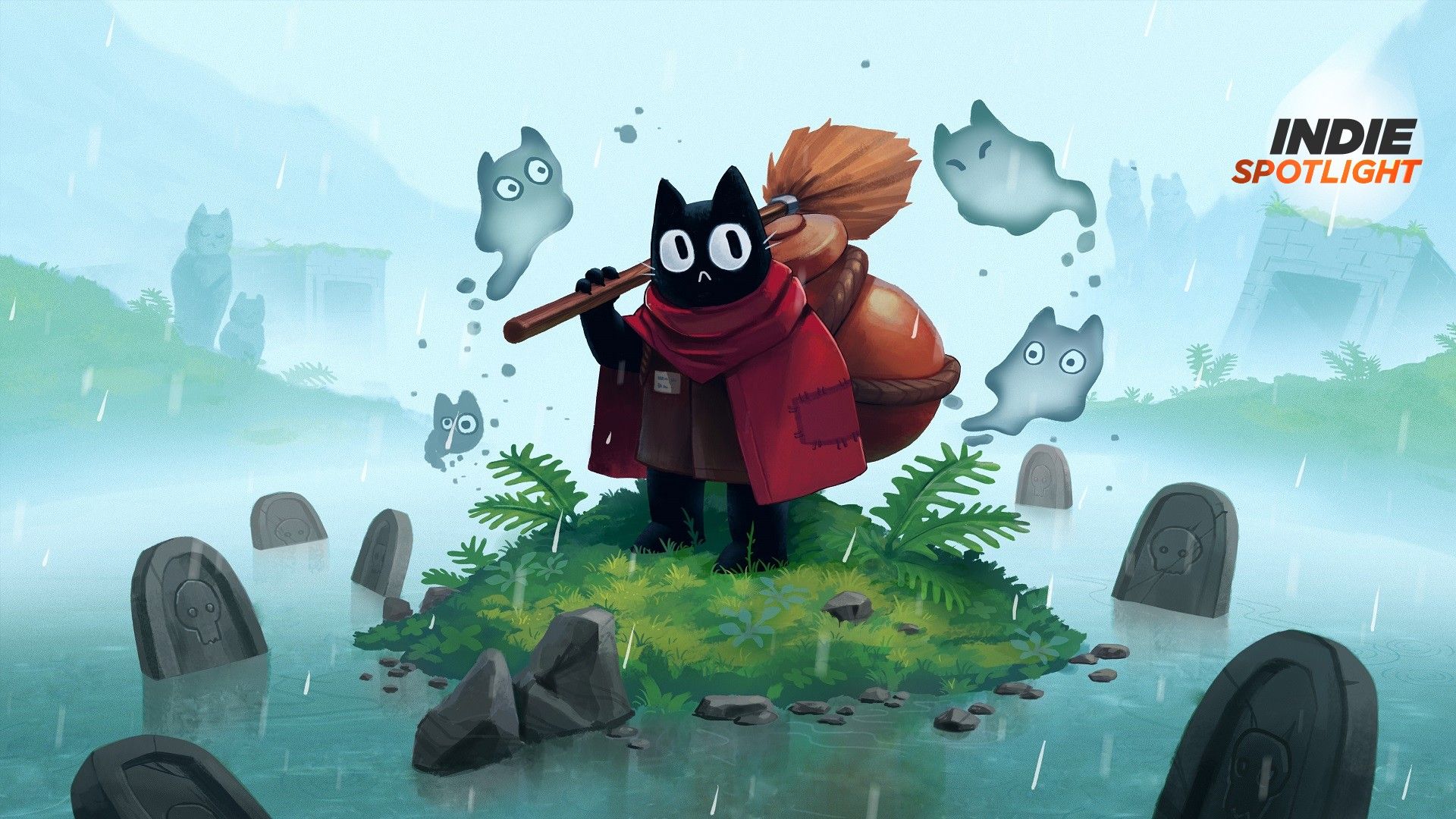 This Metroidvania where you play as a janitor cat in…