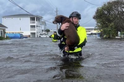 Floodwaters In Asheville, NC Reach Record Levels