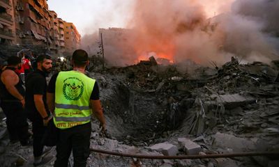 Israel launches massive airstrike on Beirut in apparent bid to kill Hezbollah leader