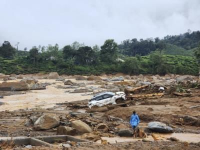 Landslide Hits Car On Interstate 40 In North Carolina