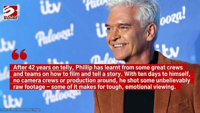 Phillip Schofield tells how 'dark' life became as TV presenter makes emotional screen return