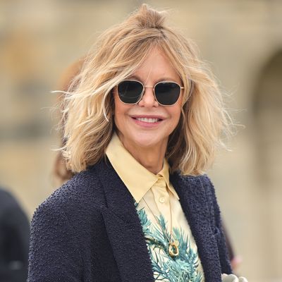 Meg Ryan Stages a Paris Fashion Week Comeback in Fancy Loewe Sweatpants