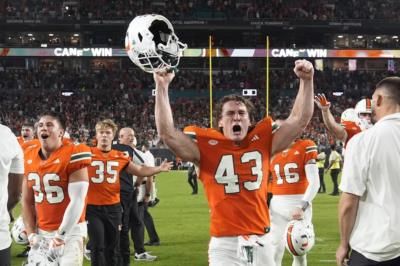 Miami Escapes With Controversial Win Over Virginia Tech