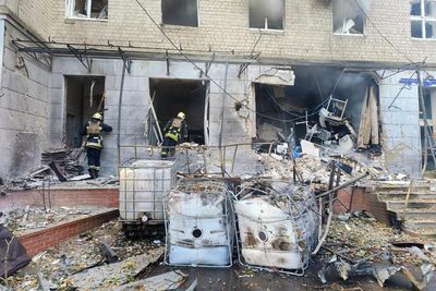 Eight killed in Russian drone attacks on medical centre in Sumy, Ukraine