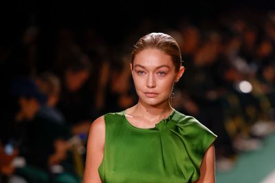 Victoria Beckham pays homage to Keira Knightley’s green Atonement dress at Paris Fashion Week