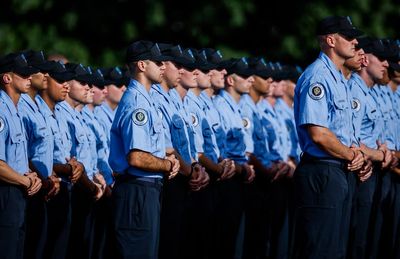 Large police presence at funeral for Massachusetts recruit who died during training exercise