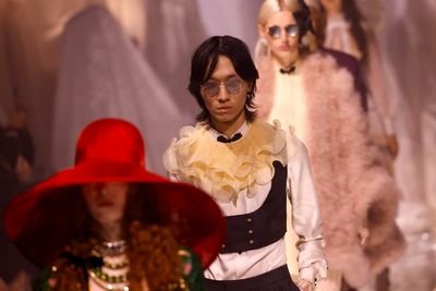 Valentino's new designer puts on maximalist Paris ready-to-wear debut