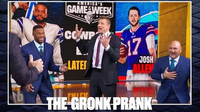 FOX NFL Sunday Pulled a Wild Prank on Rookie Broadcaster Rob Gronkowski