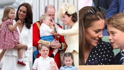 32 tender moments between Kate Middleton and Prince George, Princess Charlotte and Prince Louis