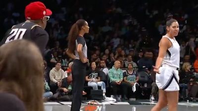 Kelsey Plum Got Into It With Spike Lee During Aces’ Game 1 Loss vs. Liberty