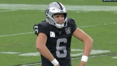 Raiders Punter's Flexing Celebration Had Broadcasters Cackling in the Booth