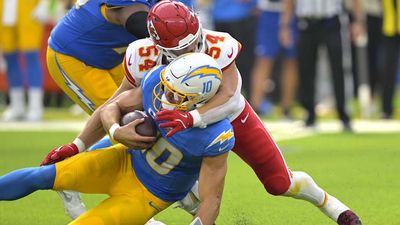 Justin Herbert Seen Throwing Ugly Tantrum on Bench During Chargers' Loss to Chiefs