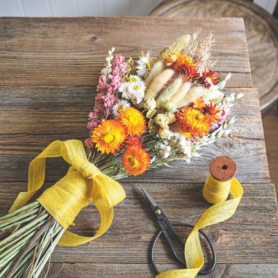 How to dry flowers for natural colour all year long – plus how to do it quickly for a last-minute gift