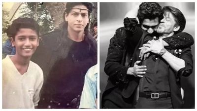 Then and Now: Vicky Kaushal's childhood photo with Shah Rukh Khan on 'Asoka' sets goes VIRAL
