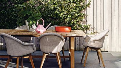 5 satisfying steps to clean teak outdoor furniture – for mid-summer refreshes and seasonal storage