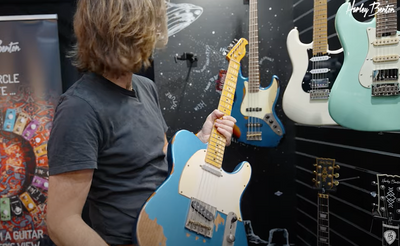 Harley Benton breaks cover with relic'd guitars and basses featuring nitrocellulose finishes