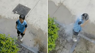 Netizens Praise Mom For Pouring Water On Son After His Pranks On Classmates Go Too Far