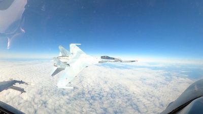 Shocking video shows Russian fighter jet just feet away from US plane in near miss