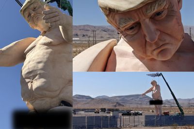 Giant Naked Trump Puppet in Las Vegas Provokes Wrath of Nevada Republicans: 'Deplorable Statue'