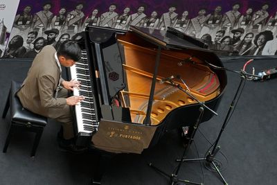 AP PHOTOS: A blind pianist from Nagaland says music is 'one thing that has kept me alive'