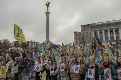 Russian Strike Kills Six As Ukraine Marks Defenders Day