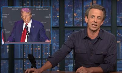 Seth Meyers on Donald Trump: ‘This guy’s mind is like fully gone, right?’