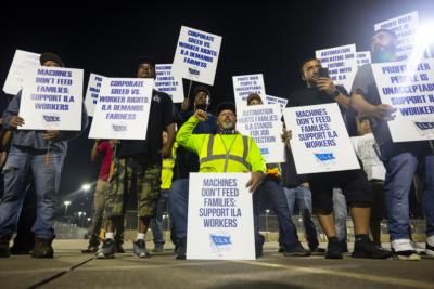 Major Strike Halts East And Gulf Coast Ports Operations