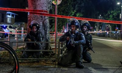 Six killed and 10 wounded in shooting and knife attack in Israeli city of Jaffa