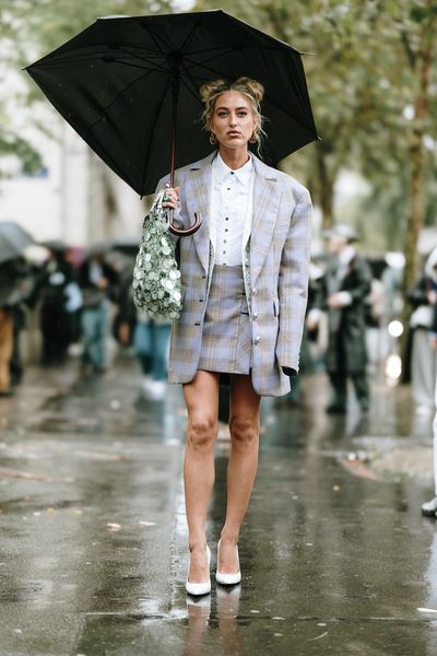 Rain or Shine, the Street Style Set Manage to Impress Throughout Paris Fashion Week Spring 2025