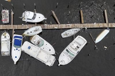 Clearwater Beach Closed Due To Hurricane Damage