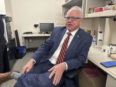 Minnesota Gov. Tim Walz Spotted Enjoying Pizza In NYC