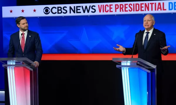 Walz and Vance clash over abortion and immigration in vice-presidential debate