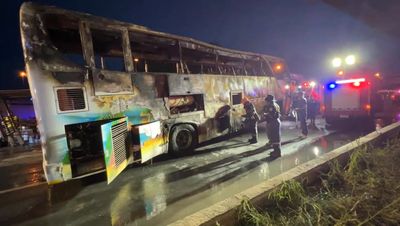 Thailand bus fire: Police arrest driver of school trip bus after blaze kills 23