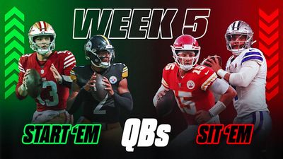 Quarterback Start 'Em, Sit 'Em Picks For Fantasy Football Week 5