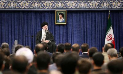 Iran braces for Israeli strikes as supreme leader calls for west to leave Middle East