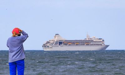 Stranded luxury cruise ship still stuck off coast of Northern Ireland