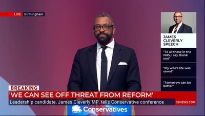 James Cleverly musters the Tory faithful after Robert Jenrick shoots himself in foot