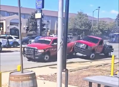 WATCH: Chicago Tow Truck Rams Into Rival Tow Truck In Race to Respond to Accident