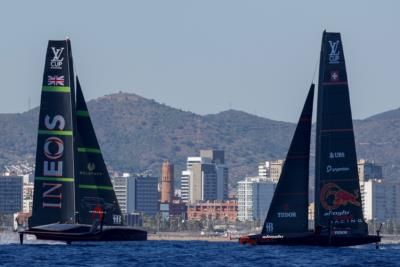 INEOS Britannia Leads Louis Vuitton Cup Final