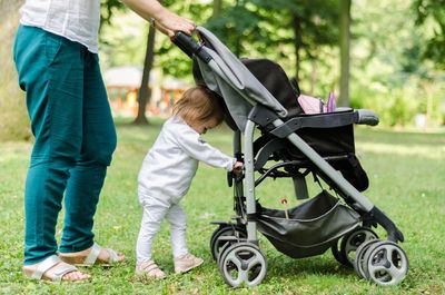 I’ve pushed it up hills, on to trams and around possum poo – but now I must farewell our faithful pram