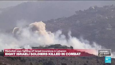 Eight Israeli soldiers killed in fighting with Hezbollah in Lebanon, says IDF