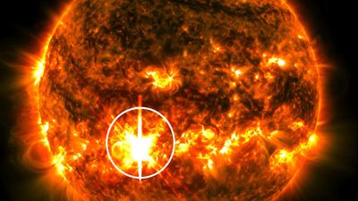 Monster X-class flare launches massive solar storm towards Earth — and could trigger auroras this weekend