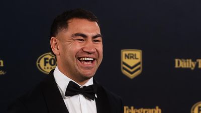 Impromptu haka leaves Hughes with a tear after Dally M